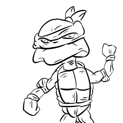 ninja turtles coloring pages easy heartof cotton candy
