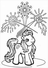 Pony Coloring Little Pages Printable Kids Christmas sketch template