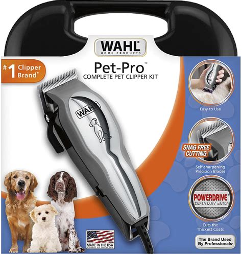 wahl pet pro complete pet grooming clipper kit  ea pack