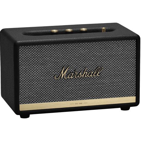marshall acton ii bluetooth speaker system black  bh
