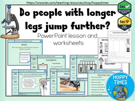 Science Do People With Longer Leg Bones Jump Further Teaching Resources