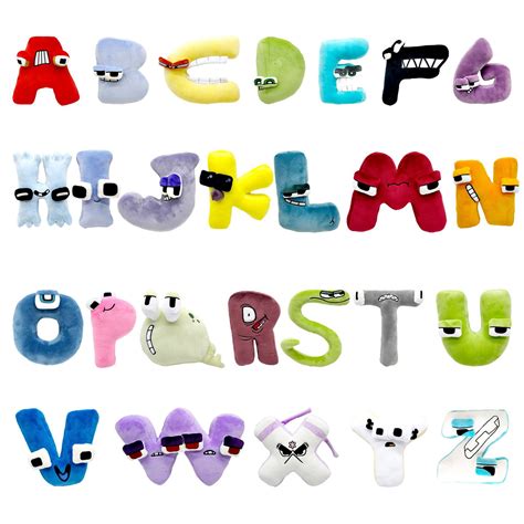 letter alphabet lore plush toy   alphabet lore plushies
