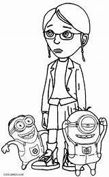 Despicable Coloring Pages Margo Cool2bkids Talent Show Shows Printable Getcolorings Color sketch template