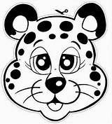 Mascaras Leopardo Caretas Imprimir Carnaval Carnevale Animalitos Antifaz Leopardos Recortar Ohmyfiesta Facepaint Fomi Colorir Perez Sanchez sketch template