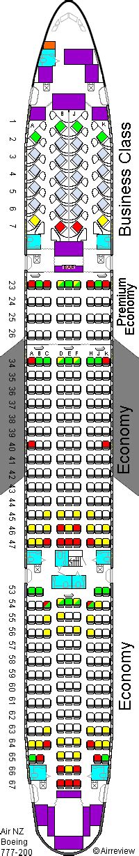 Onlooker Receiving Machine To Read Air New Zealand Aircraft Seating