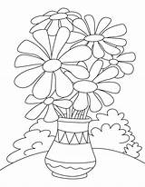 Flower Pots Coloring4free Scribblefun Bestcoloringpages Jia Rasmussen sketch template