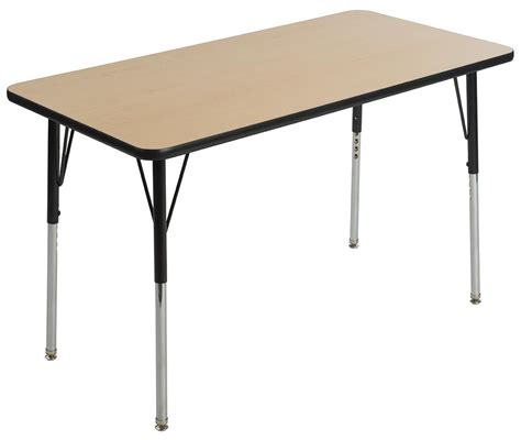 wide classroom tables protective rounded edges