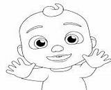 Cocomelon Coloring Pages Jay Printable Baby sketch template