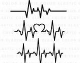 Heartbeat Line Clipartmag Drawing sketch template