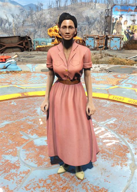 laundered dress fallout  fallout wiki fandom powered  wikia rose dress pink dress