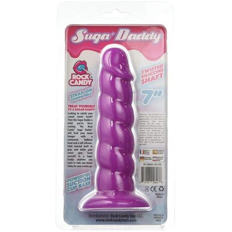 Rock Candy Suga Daddy 7 Dildo Purple Sex Toys At Adult Empire