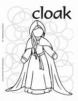 Cloak Lrn Luv sketch template