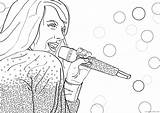 Coloring4free Swift Taylor Coloring Pages Singing Related Posts sketch template