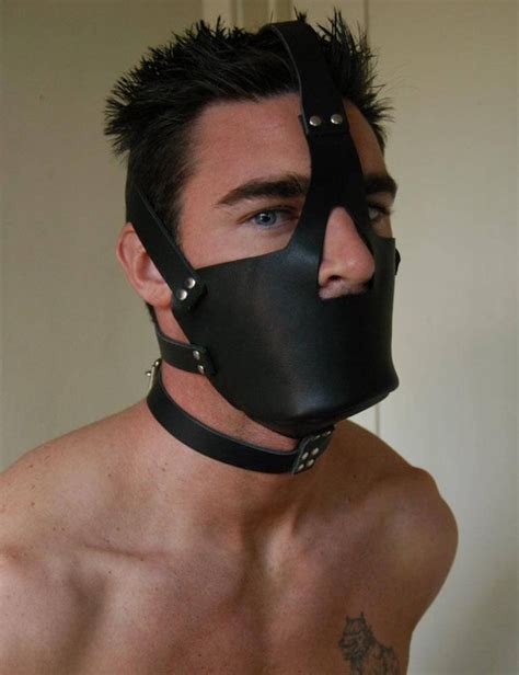 leather head harness with muzzle etsy