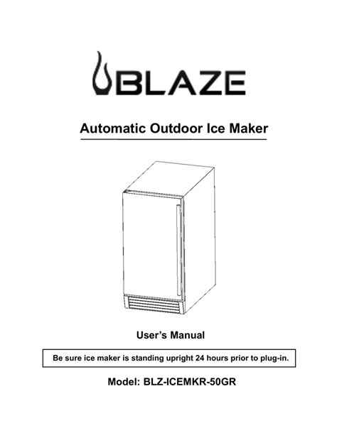 ice maker manual manualzz