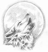 Wolf Moon Howling Tattoo Pages Coloring Dream Choose Board Change Animal Easy Catcher Wolves sketch template