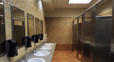 unisex restrooms    facility
