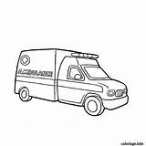 Ambulance Camion Pompier Coloriageetdessins Humoristique sketch template