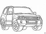 Mitsubishi Coloring Pages Montero Car Drawing Eclipse Color Pajero Cars Galant Sketch Main Supercoloring Getcolorings Super Printable Categories Skip Template sketch template