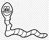 Worm Coloring Earth Worms Clip Clipart sketch template