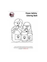 Poison Safety Coloring Book Prevention Activities Lesson Plan Books Preschool Crafts Printable Ws sketch template