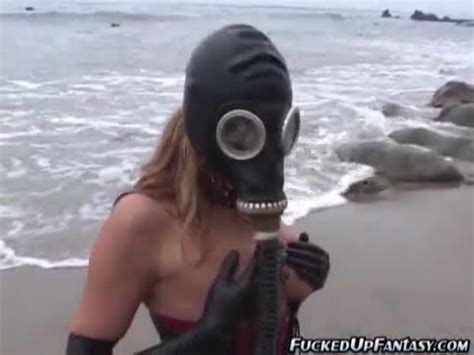 gas mask blow job new porn