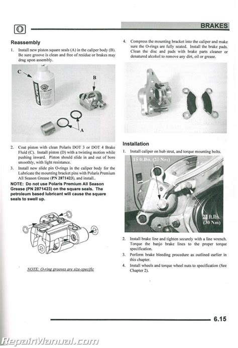 polaris hawkeye  atv service repair manual