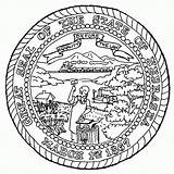 Nebraska Seal Capitol Library Designlooter sketch template