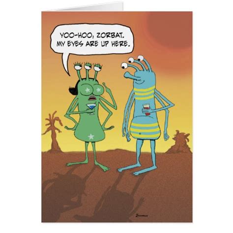 funny birthday card alien jerk zazzle