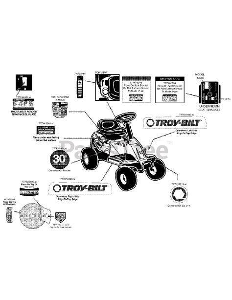 Troy Bilt Tb 30 R 13cc26jd011 Troy Bilt Rear Engine Riding Mower