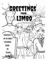 Limbo Coloring sketch template