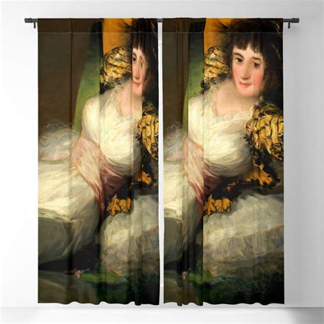 Francisco Goya La Maja Vestida The Clothed Maja Blackout Curtain By