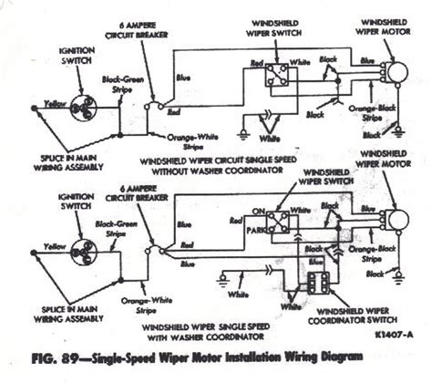 windshield wiper wiring diagram collection