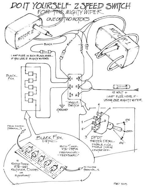 mighty wiper wiring diagram raingear wiper systems