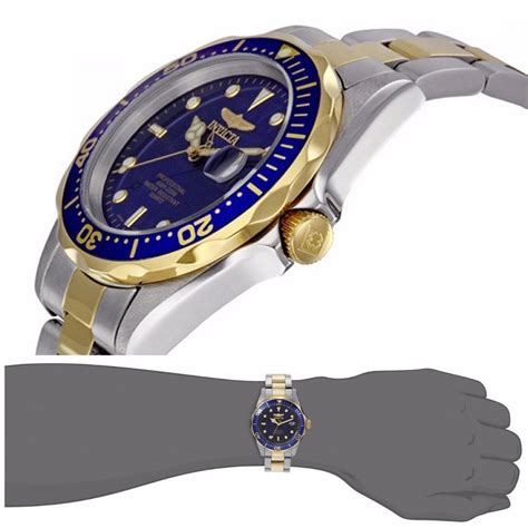 mens pro diver collection  tone purple stainless steel   invicta watches  men