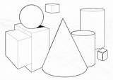 Geometrische Formen Malvorlage Geometric sketch template