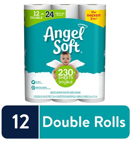 angel soft toilet paper  double rolls walmartcom