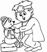 Coloring Pages Getdrawings Pediatrician sketch template