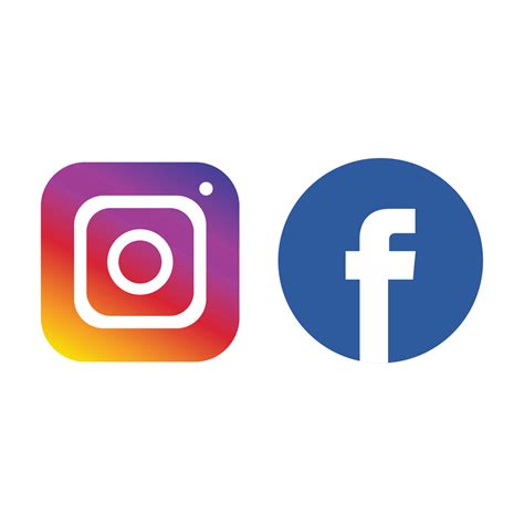 facebook instagram logo png vector art icons  graphics
