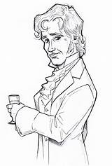 Coloring Pages Jane Austen Getcolorings Darcy sketch template
