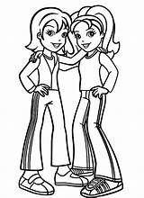 Friends Polly Lea Pocket Coloring Pages sketch template