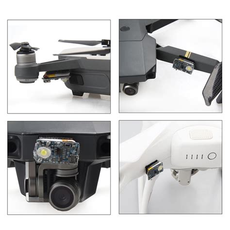 flash strobe lamp night flight lights  dji mavic minipro phantom drone pc  ebay