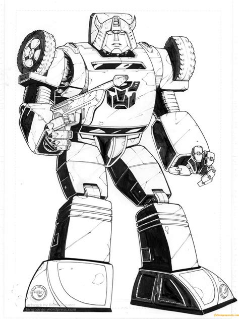 bumblebee  transformers coloring page  printable coloring pages