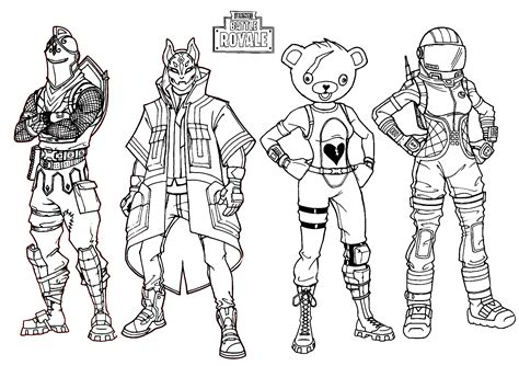 fortnite printable coloring pages