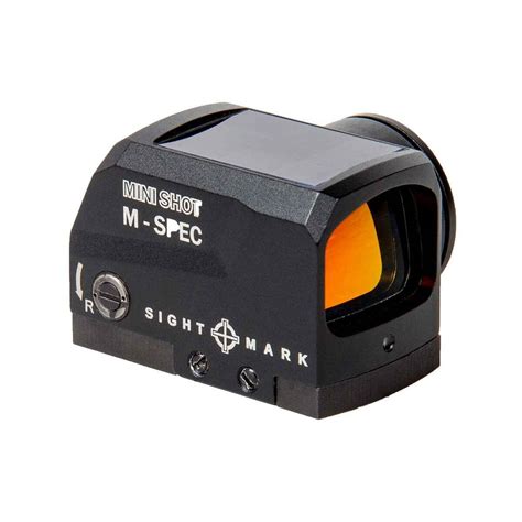 sightmark mini shot  spec  solar red dot  moa sportsmans warehouse