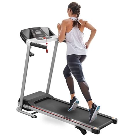 merax  fashion jk folding electric treadmill home gym motorized