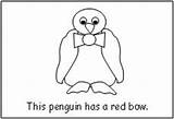 Penguin Copy Reader Emergent Pages Onto Cardstock Children Paper Print Other Large sketch template