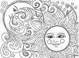 Moon Coloring Pages Festival Getcolorings Clever sketch template