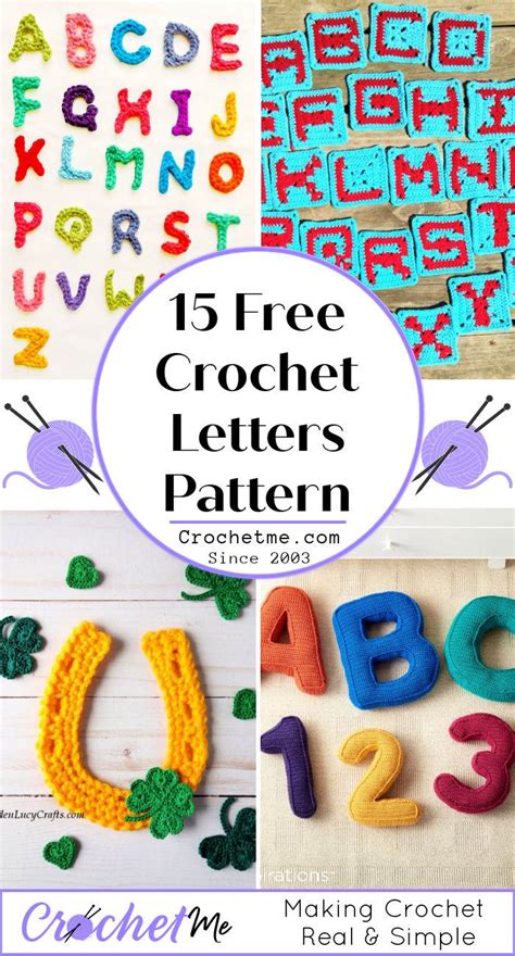 crochet letters patterns   crochet alphabet