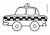 Taxi Coloring Pages Clipart Kids Vehicle Vehicles Transportation Clipartmag sketch template